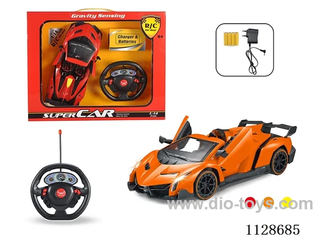 1:14 Poison Convertible 5-Way Automatic Door Opener R/C Car. with charging. BATTERY
