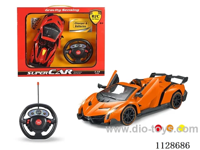 1:14 Poison Convertible 5-Way Automatic Door Opener R/C Car. without charging