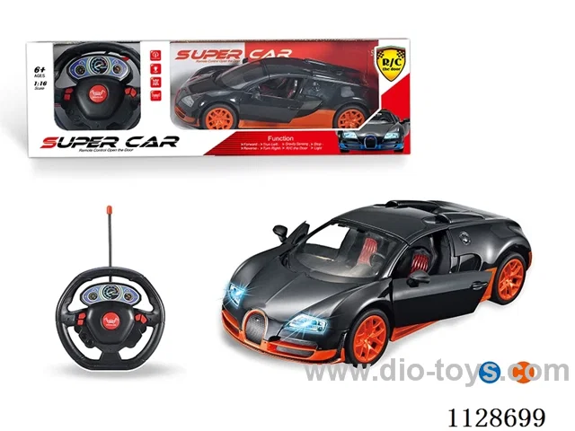 1:16 Bugatti 5-Way Automatic Door Opener Remote Control Car