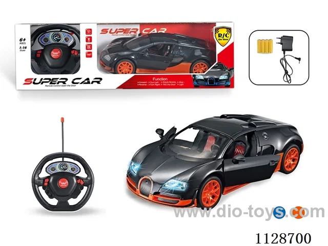 1:16 Bugatti 5-Way Automatic Door Opener R/C Car. with charging. Battery