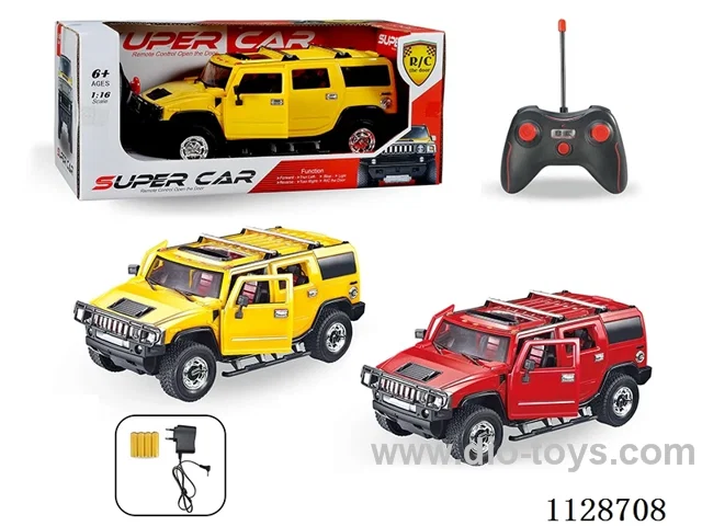 1:16 Hummer 5-Way Automatic Door Opener R/C Car with Charging, Battery