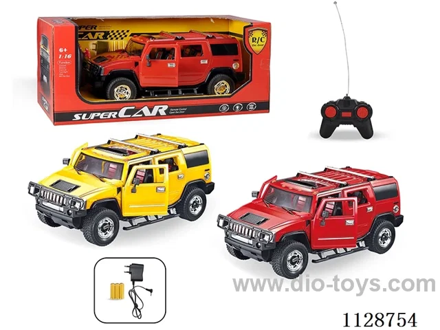 1:16 Hummer 5-Way Automatic Open Door R/C Car with Charging, Battery