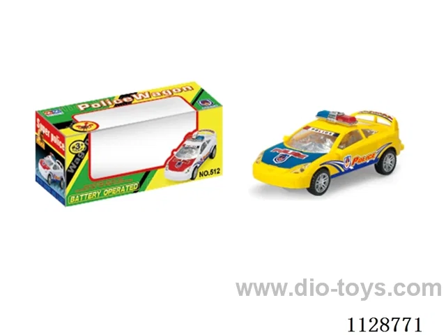 Electric universal music light police car