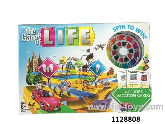 BOARD GAME ENGLISH LIFE JOURNEY IN COLOR BOX