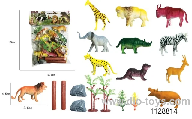 12pcs wild animal