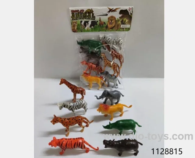 8pcs wild animal