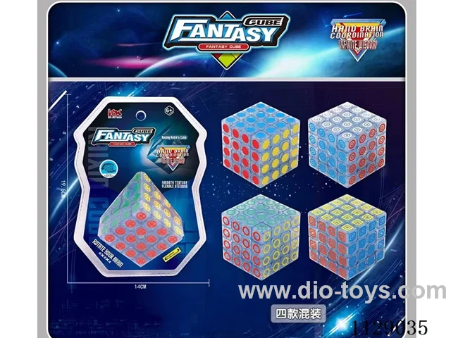 6.2CM Fourth Order Transparent Rubik's Cube