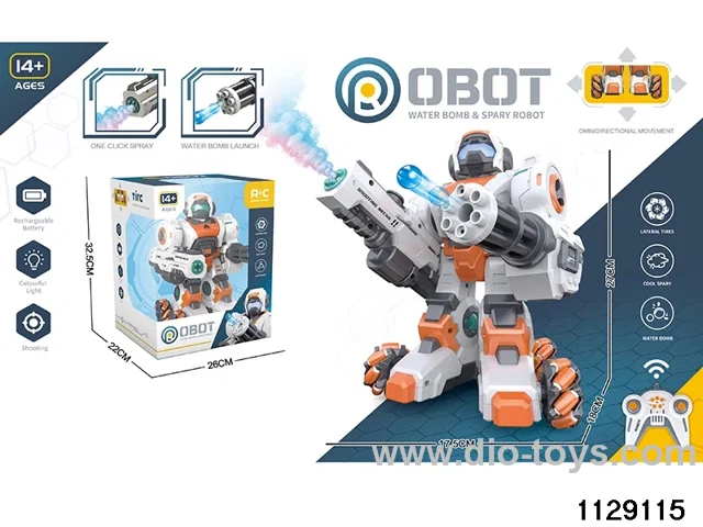 RC Spray Water Bomb Robot
