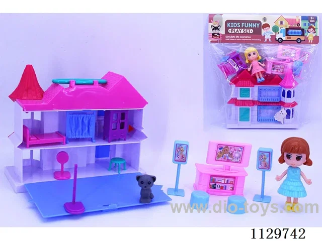 Girls' Flip Top Cottage Set (Puppy TV Furniture)