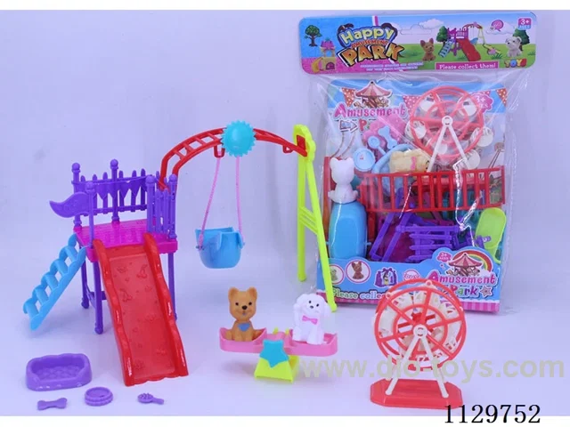 2 Puppy Paradise Set (Pirate Ship Ferris Wheel Mix)