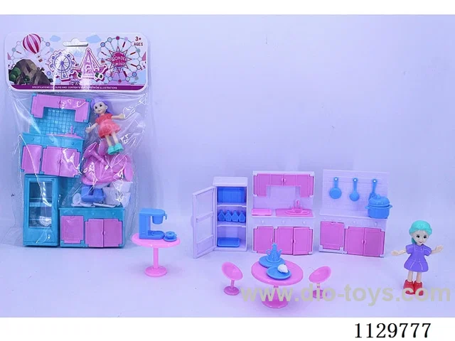 Girls Little Kitchen Set (2 Girls Mixed)