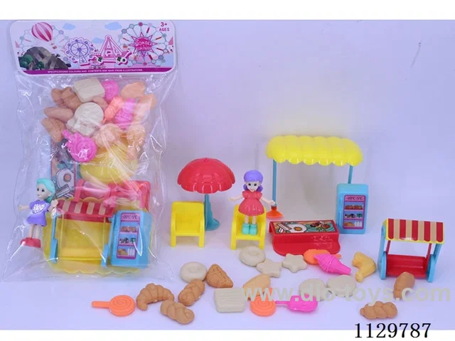 Little Girl Gourmet Stall Set (20PCS Snacks)