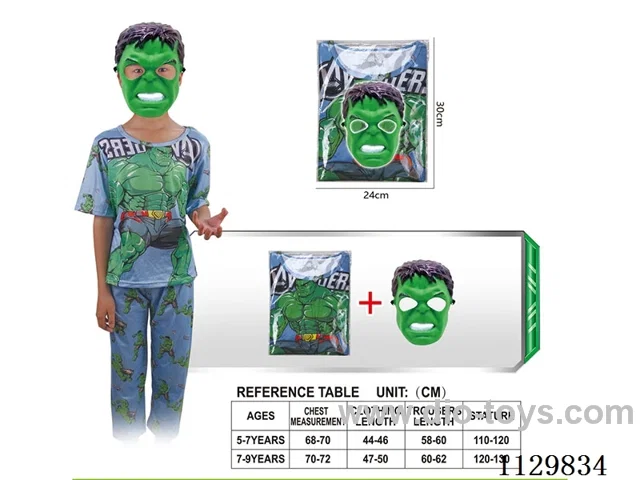 Avengers Hulk Mask + Suit