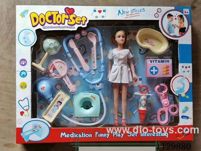 (GCC) Light projection medical kit with Barbie