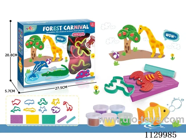 colored clay set