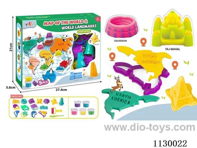 colored clay set