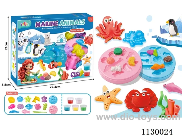 colored clay set