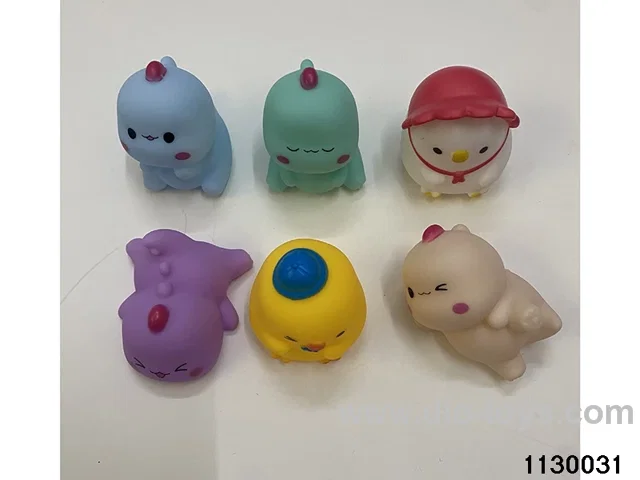 Vinyl toy with BB whistle