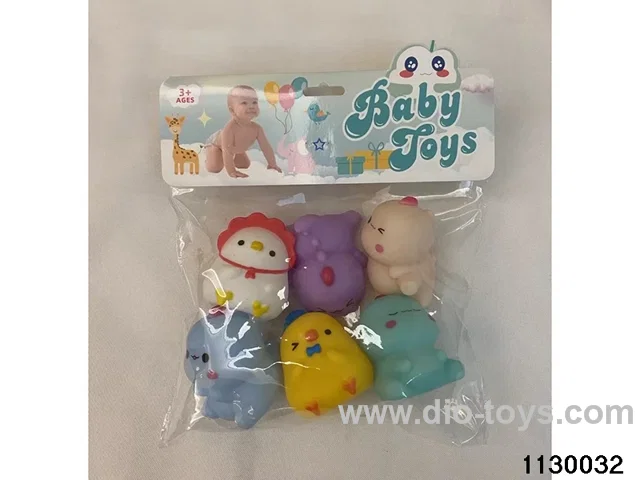 Vinyl toy with BB whistle