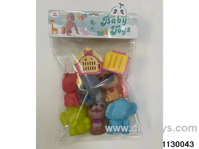 Vinyl toy with BB whistle
