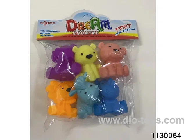 Vinyl toy with BB whistle