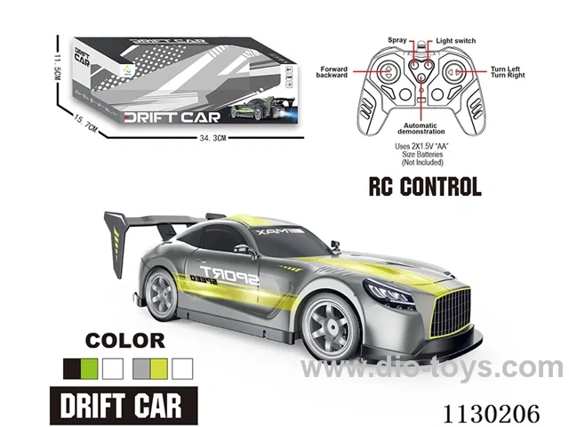rc car with spray included battery