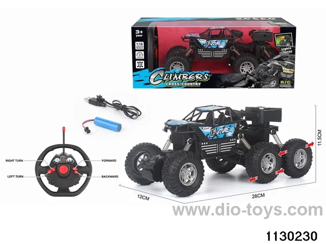 1:16 RC car (electrically charged)