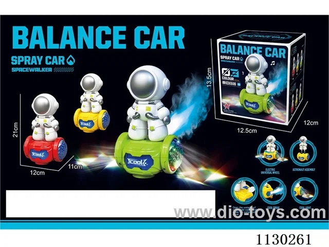 B/O Spaceman Balance Bike with Spray (with music and lights)