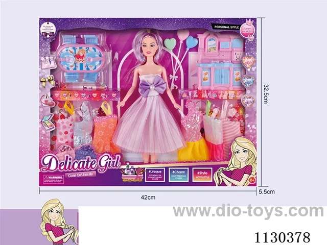 11.5 inch solid body 9 joints Barbie doll