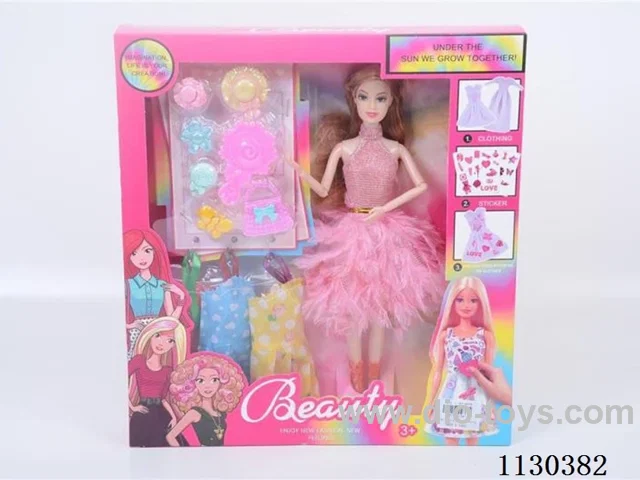 11.5 inch solid Barbie doll set