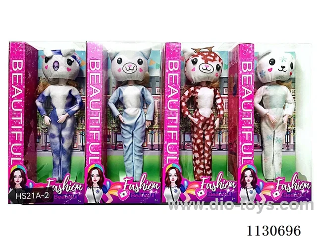 11 inch solid body budgie doll (four mixed)