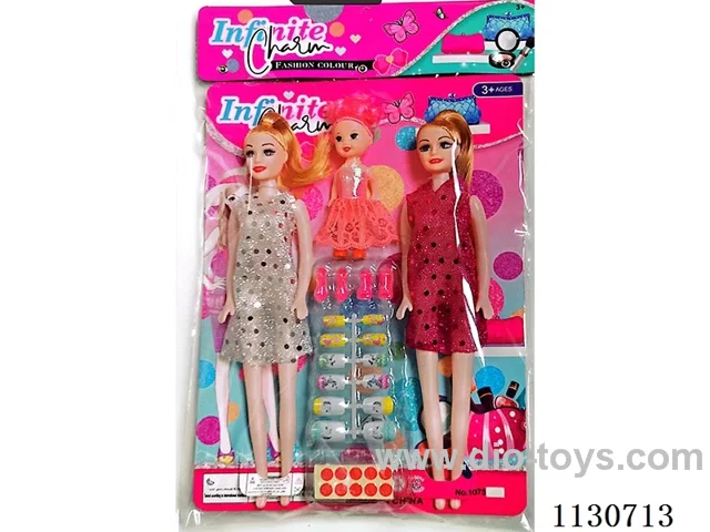 Two 11 inch empty body dolls