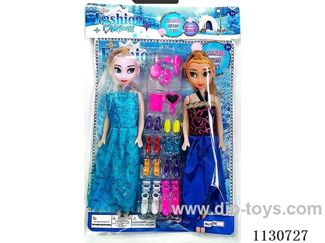 Two 11" Snow and Ice Dolls