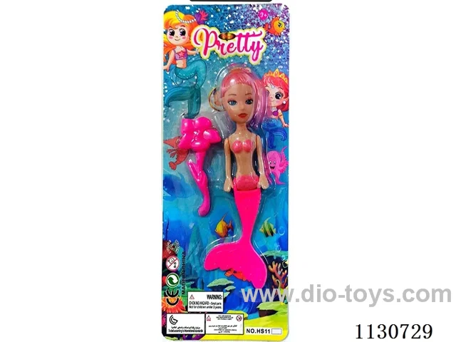 5" Mermaid with comb