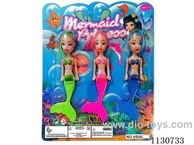 5" Mermaid Multi-Colour Mix