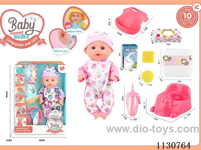 12inch doll with 10 IC included battery