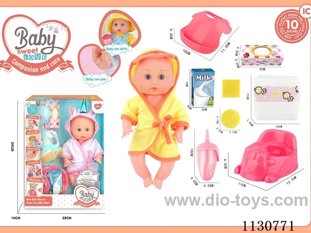 12inch doll with 10 IC included battery