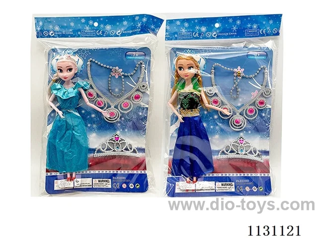 11.5 inch 9 joints Ice Princess + Crown + Necklace