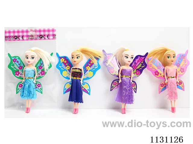 7 inch 16 cm 5 joints Ice Doll + Shoes + Butterfly Wings Multi Mixed Pack
