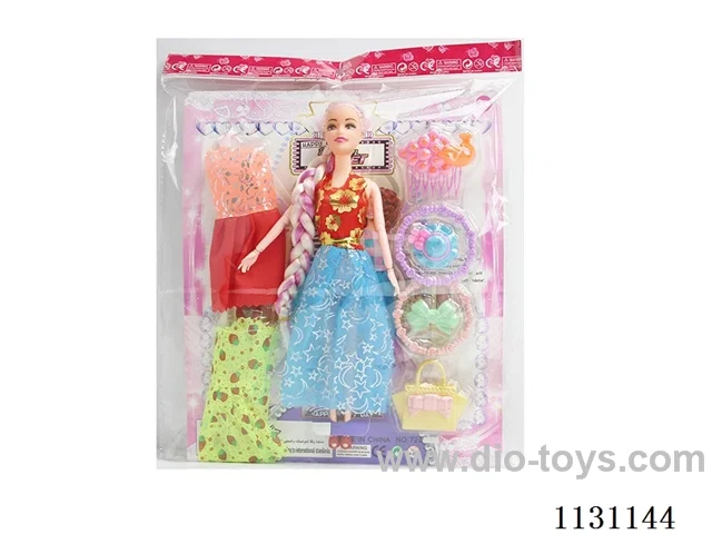 11.5 inch 28 cm 9 joints long whip Barbie + clothes + accessories Many mixes