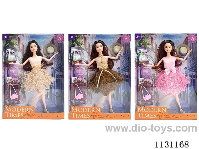 11.5″29cm 11 joints Barbie + accessories (Multi-mixed)