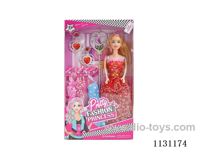 11″28cm 5 joints Barbie+Clothes+Accessories (Mixed bag)