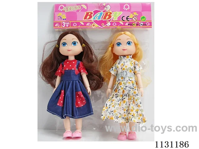8" 19cm 13 jointed boutique dolls 2pcs set
