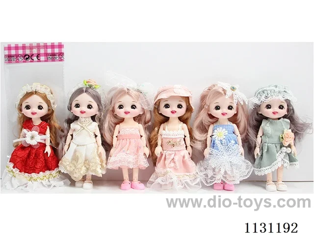 6" 16cm 13-jointed doll Multi-mixed