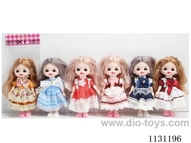 6" 16cm 13-jointed doll, Multi-mixed