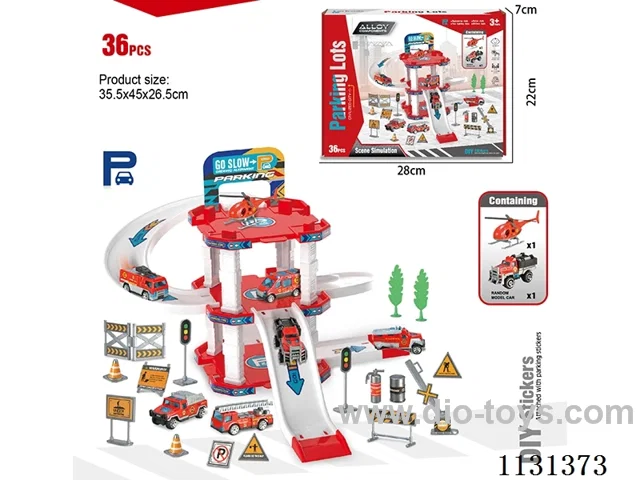 Fire fighting track car park