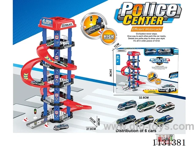 Five-storey Police Car Simulation Car Park