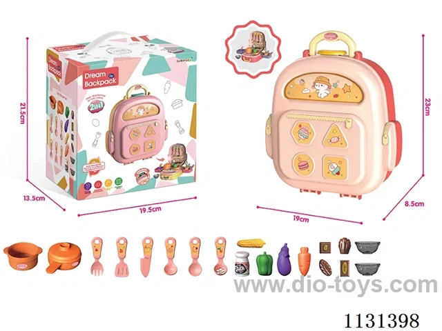 Water function/kitchen small backpack toys