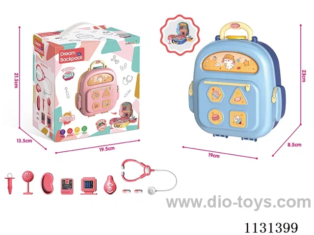 Water features/doctor backpack toys
