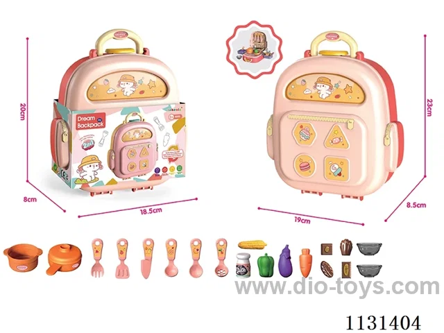Water dispensing function/Kitchen small backpack toy